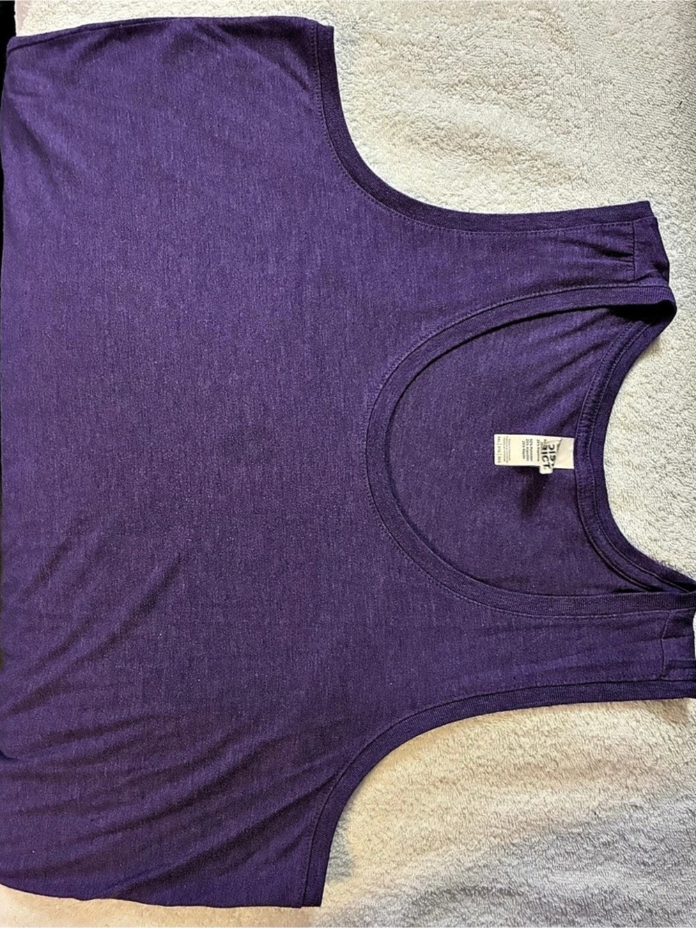 District Perfect Tri Purple Tank Top Size 3XL Like New